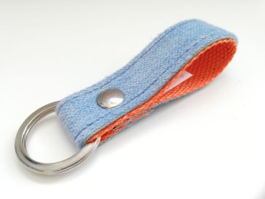 Skinalp Breloczek Light Blue&Orange